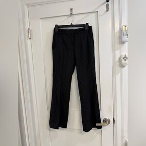 J.Crew black thin wool blend trousers (fair condition, petite sizing)